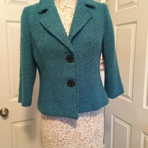 CAbi Charming Jacket - NWT- Turquoise, size 6